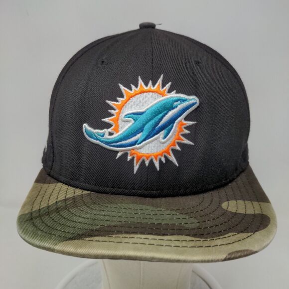 New Era Men's Snapback Hat Multicolor 9Fifty Embroidered Miami Dolphins Logo - Picture 2 of 8